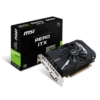 MSI Nvidia GeForce GTX 1050 Ti Aero ITX 4GB GDDR5 Graphics Card