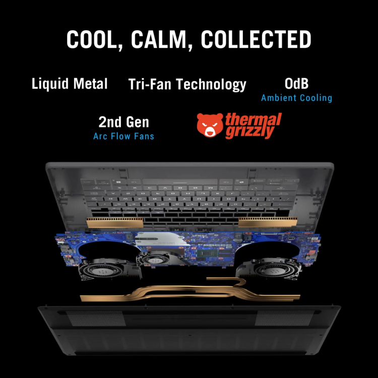 ASUS ROG Zephyrus G16 GU605 Intel Core Ultra 9 64GB RAM 2TB SSD GeForce RTX 5090 240Hz 16 Inch Windows 11 Home Gaming Laptop