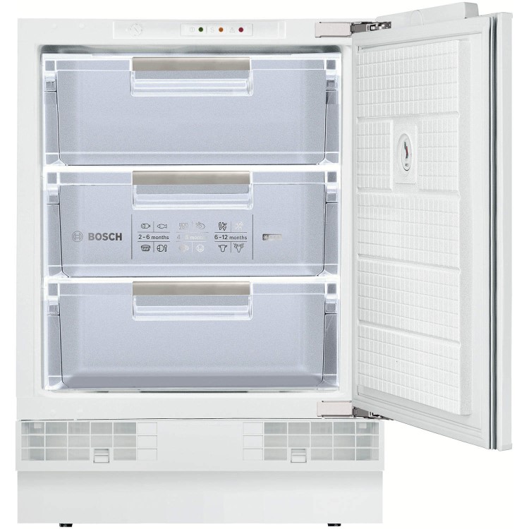 Bosch Serie 6 GUD15A50GB Classixx 98 Litre Integrated Under Counter Freezer A+ Energy Rating 60cm Wide - White