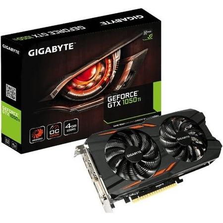 Gigabyte WindForce GeForce GTX 1050 Ti 4GB GDDR5 OC Graphics Card