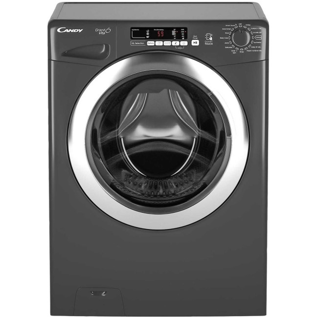 Candy GVS1410DC3R-80 10kg 1400rpm Smart Touch Freestanding Washing Machine - Graphite