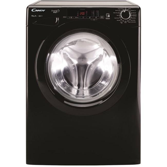 Candy GVSC1410TB3B Smart 10kg 1400rpm Freestanding Washing Machine - Black