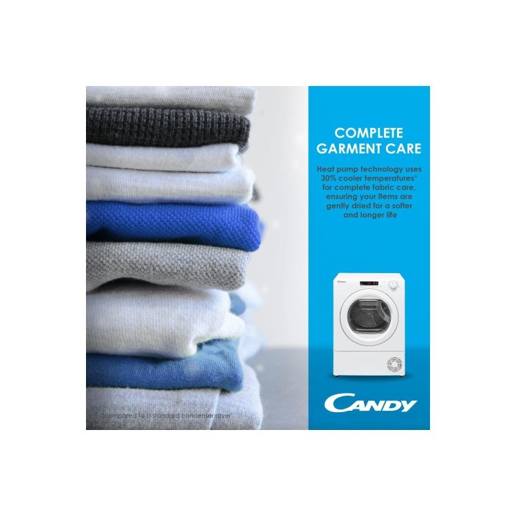 Candy 9kg Freestanding Heat Pump Tumble Dryer - White