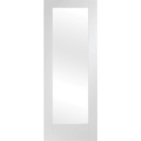 Internal White Primed Pattern 10 with Obscure Glass - White Primed, 1981 x 610 x 35 mm