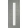 Palermo 1 Light Internal White Primed Door with Clear Glass - White Primed, 2040 x 726 x 40 mm