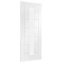Internal White Primed Glazed 1-Light Door with Clear Glass - 2040 x 826 x 40mm - Palermo - XL Joinery