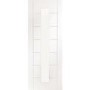 Internal White Primed Glazed 1-Light Door with Clear Glass - 2040 x 826 x 40mm - Palermo - XL Joinery