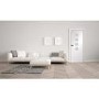 Palermo Internal White Primed Door with Obscure Glass - White Primed, 2040 x 726 x 40 mm
