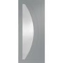 Internal White Primed Salerno Fire Door with Clear Glass - 1981 x 838 x 44 mm, White Primed