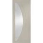 Internal White Primed Glazed Door with Clear Glass - 1981 x 838 x 35mm - Salerno - XL Joinery