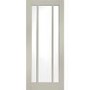 Internal White Primed Worcester Door with Clear Glass - White Primed, 1981 x 686 x 35 mm