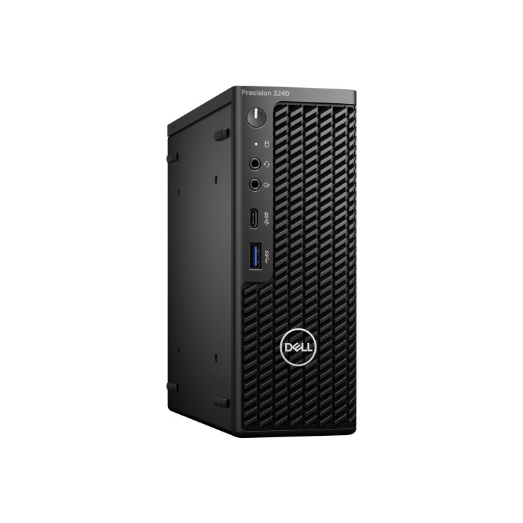 GRADE A1 - Dell Precision 3240 Compact USFF Core i7-10700 16GB 512GB SSD Quadro P1000 Windows 10 Pro Workstation PC