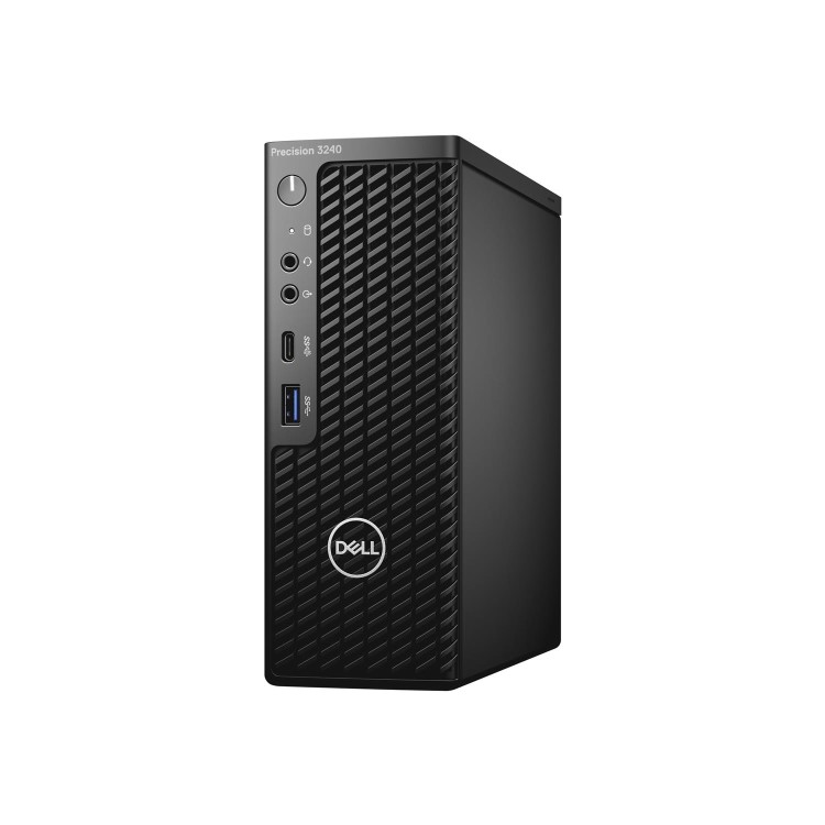 GRADE A1 - Dell Precision 3240 Compact USFF Core i7-10700 16GB 512GB SSD Quadro P1000 Windows 10 Pro Workstation PC