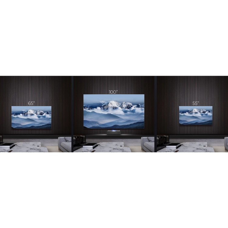 Hisense H100LDA 100" 4K Ultra HD Smart Laser TV with Wireless Subwoofer