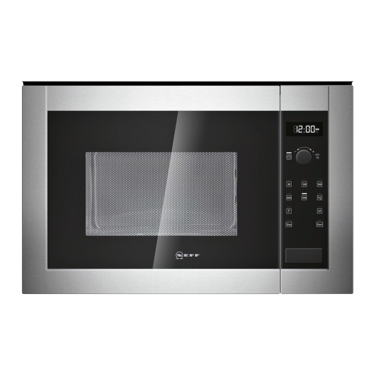 Neff H12WE60N0G 900W 25L Built-in Standard Microwave Stainless Steel