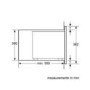 Neff H12WE60N0G 900W 25L Built-in Standard Microwave Stainless Steel