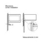 Neff H12WE60N0G 900W 25L Built-in Standard Microwave Stainless Steel