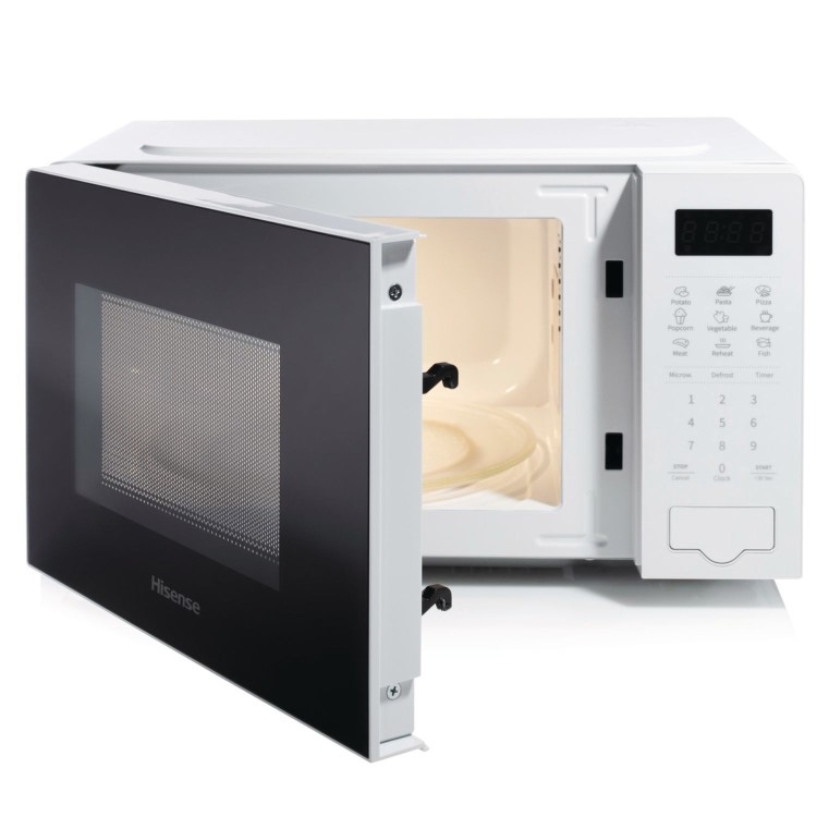 Refurbished Hisense H20MOWS4UK Freestanding 20L Solo Digital Microwave Oven White