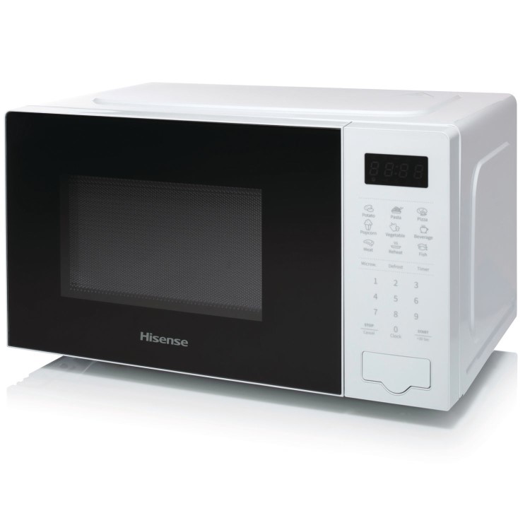 Hisense 20L Freestanding Solo Digital Microwave Oven - White