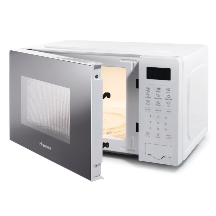 Hisense 20L Freestanding Solo Digital Microwave Oven - White