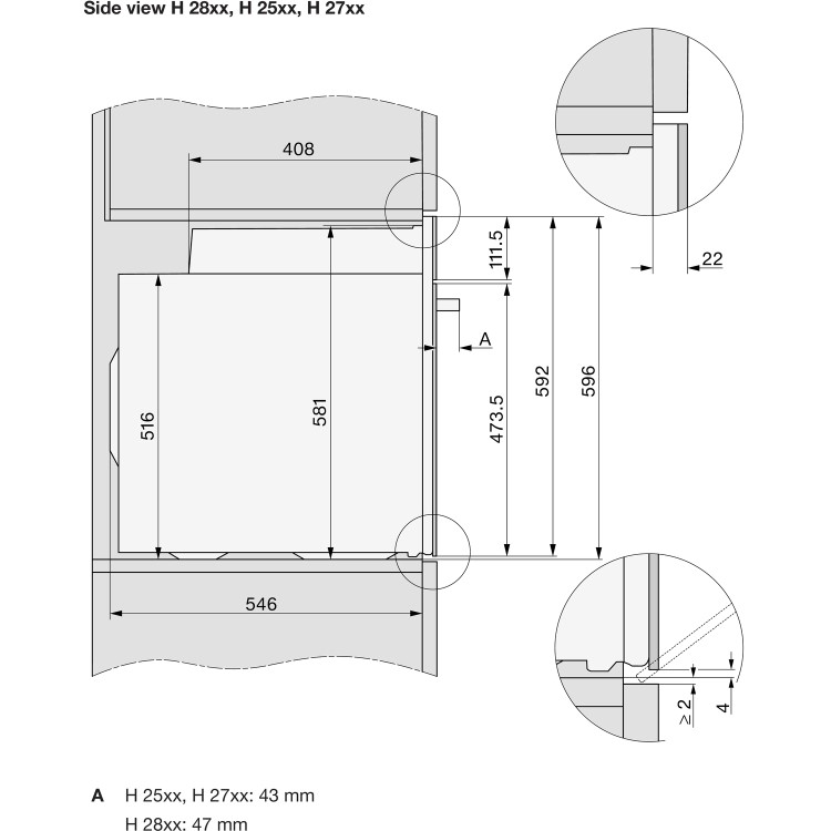 Miele H2265BP Built In Single Electric Oven with Pyrolytic Cleaning - Stainless Steel