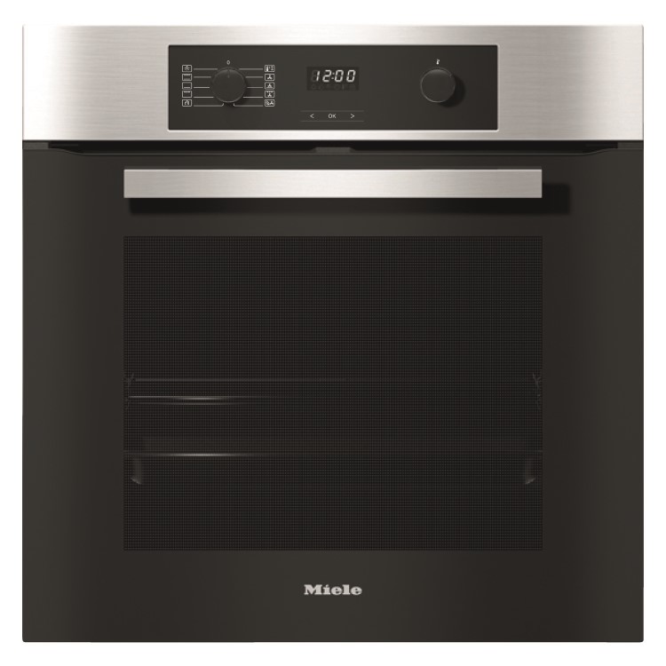 Refurbished Miele H2267-1BP 60cm Single Built In Electric Oven with Pyrolytic Cleaning Clean Steel