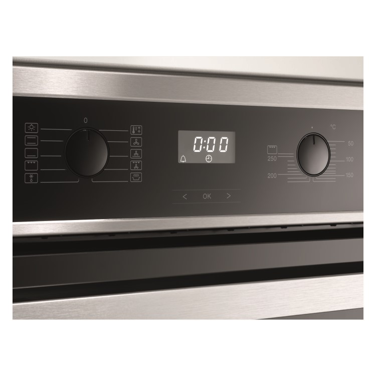 Refurbished Miele H2267-1BP 60cm Single Built In Electric Oven with Pyrolytic Cleaning Clean Steel