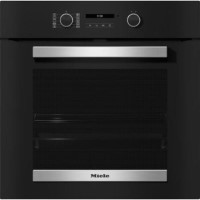 Refurbished Miele H2465B 60cm Single Built In Electric Oven Black
