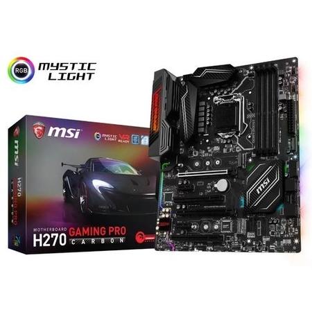 GRADE A1 - MSI H270 Gaming Pro Carbon Intel Socket 1151 ATX Motherboard
