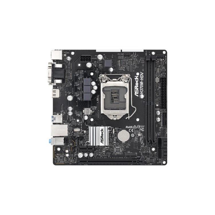 ASROCK Intel H370M-HDV H370 Micro ATX Motherboard