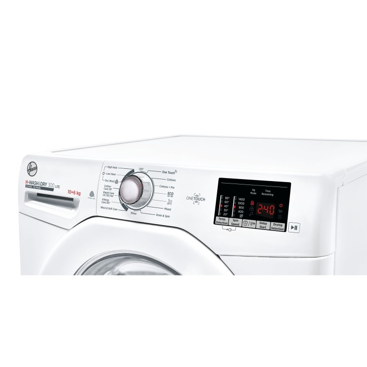 HOOVER H-Wash&Dry 300 Lite 10kg Wash 6kg Dry 1400rpm Washer Dryer - White