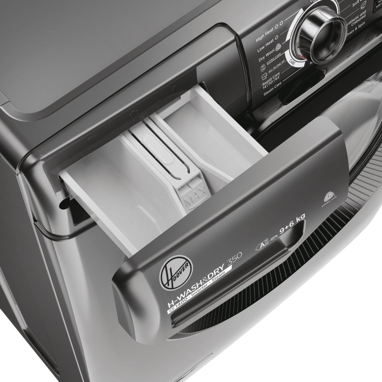 Hoover H-Wash 350 9kg Wash 6kg Dry 1400rpm Washer Dryer - Graphite