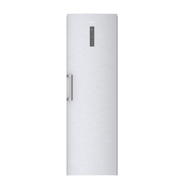 Refurbished Haier Instaswitch H3F330SEH1 Freestanding 330 Litre Upright Freezer Silver