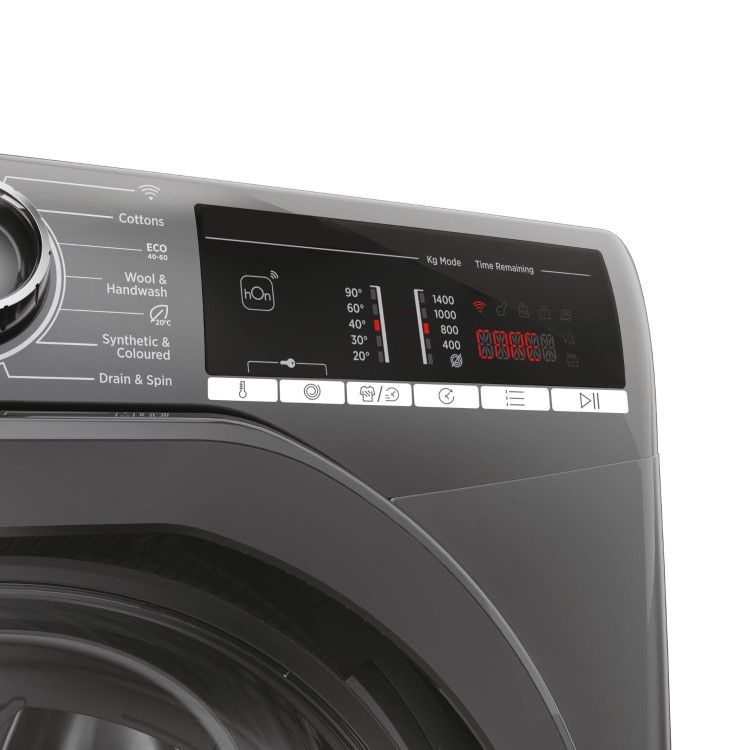 Hoover H-Wash 300 10kg 1400rpm Washing Machine - Graphite - Wi-Fi Connected B-Rated