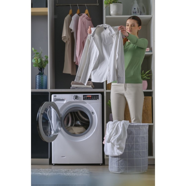 Refurbished Hoover H-Wash 350 H3WPS4116TAMB580 Freestanding 11KG 1400 Spin Washing Machine White