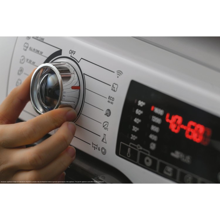 Refurbished Hoover H-Wash 350 H3WPS4116TAMB580 Freestanding 11KG 1400 Spin Washing Machine White