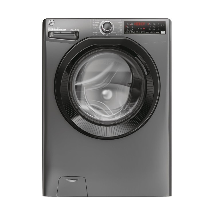 Hoover H-Wash 350 9kg 1400rpm Washing Machine - Graphite