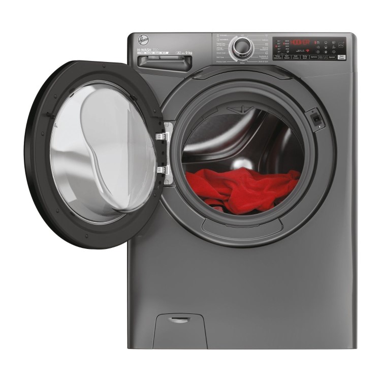 Hoover H-Wash 350 9kg 1400rpm Washing Machine - Graphite