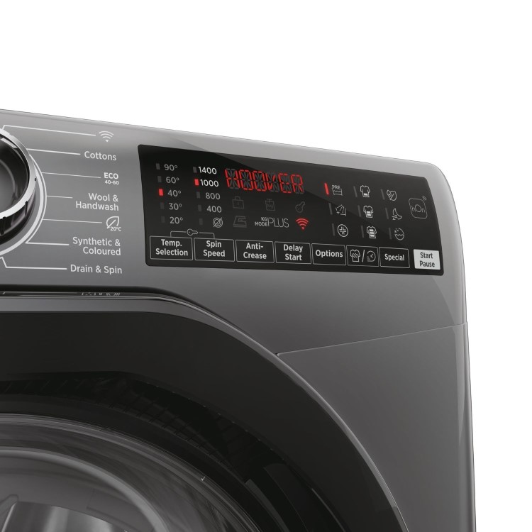Hoover H-Wash 350 9kg 1400rpm Washing Machine - Graphite