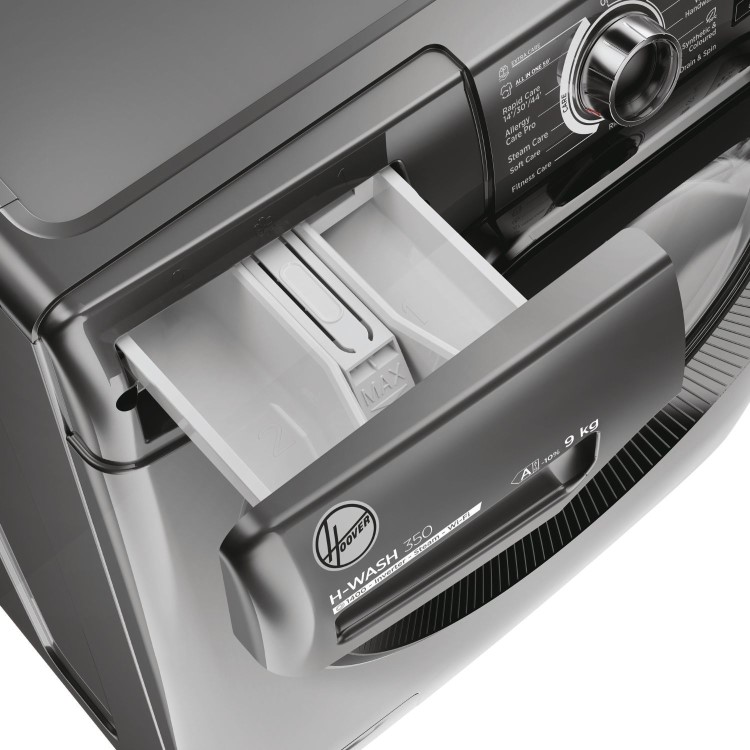 Hoover H-Wash 350 9kg 1400rpm Washing Machine - Graphite