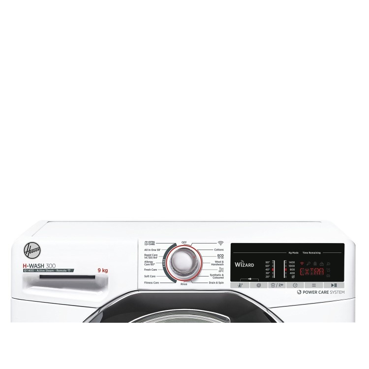 Refurbished Hoover H-WASH 300 H3WS495TACE-80 Freestanding 9KG 1400 Spin Washing Machine White