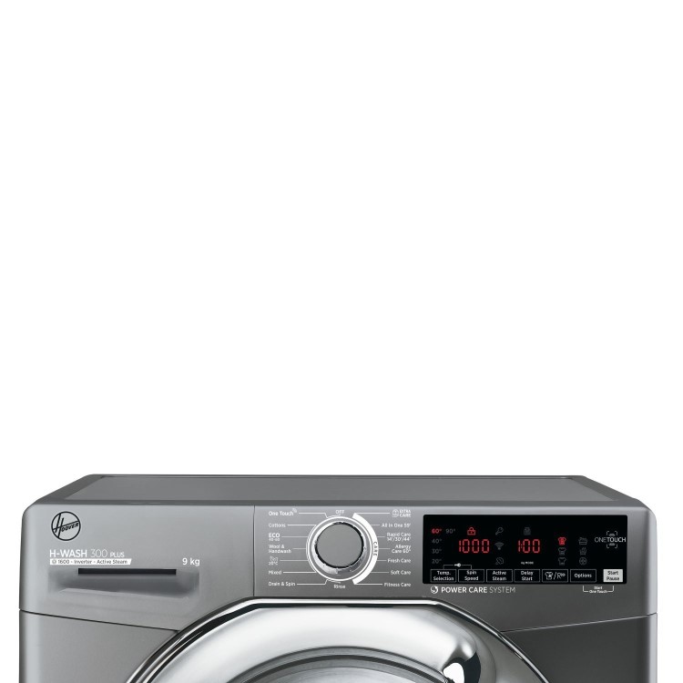 Refurbished Hoover H-Wash 300 H3WS69TAMCGE/-80 Freestanding 9KG 1600 Spin Washing Machine Graphite 