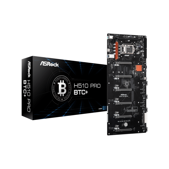 ASROCK Intel H510 Pro BTC+ H510 ATX Motherboard