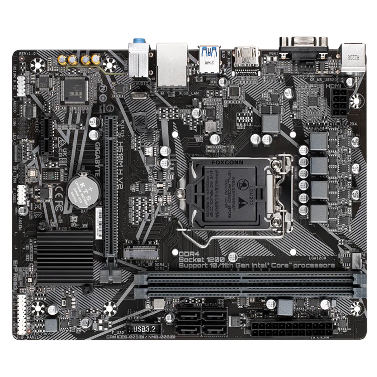 GIGABYTE H510M H V2 Intel H470 LGA 1200 DDR4 Micro ATX Motherboard