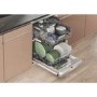 Hotpoint Maxi Space Integrated Dishwasher - C-Rated Silver control panel
