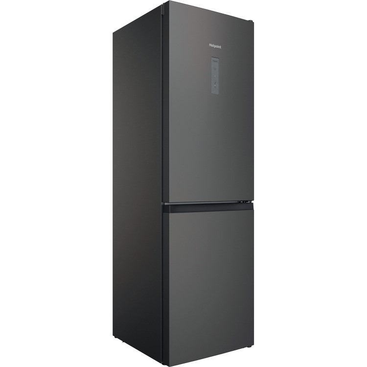 Refurbished Hotpoint H5X82OSK Freestanding 335 Litre 60/40 Frost Free Fridge Freezer Silver Black