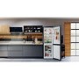 Refurbished Hotpoint H5X82OSK Freestanding 335 Litre 60/40 Frost Free Fridge Freezer Silver Black