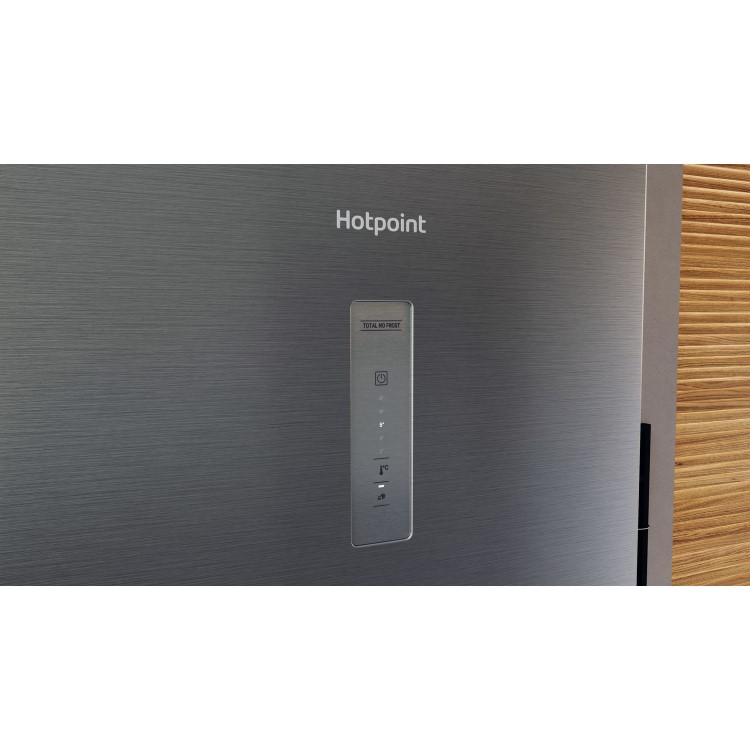 Hotpoint 335 Litre 60/40 Freestanding Fridge Freezer - Stainless Steel