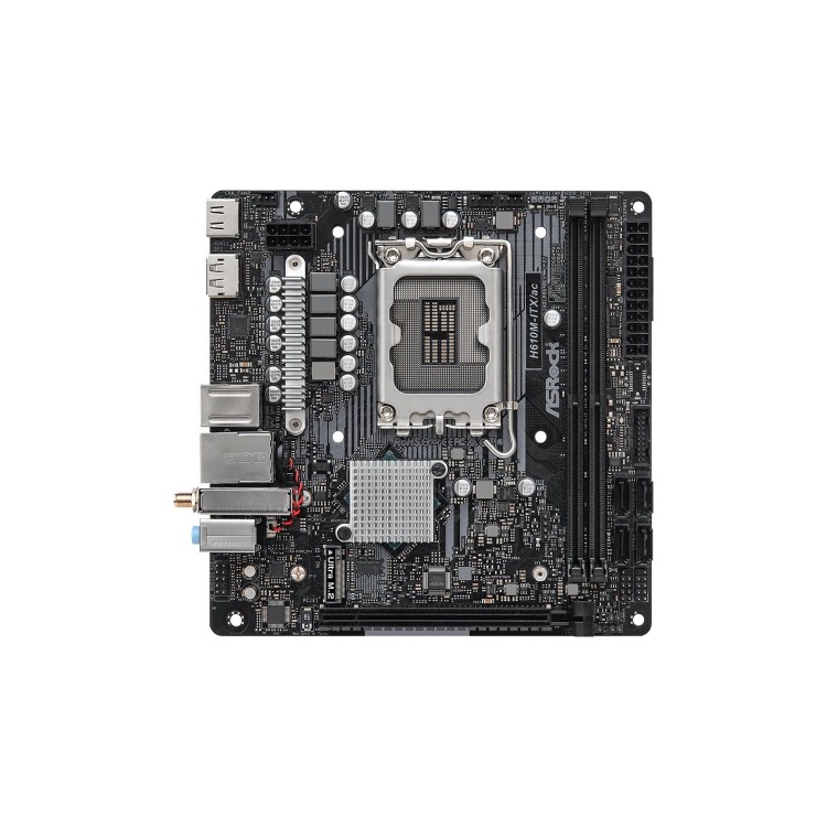 ASRock H610M-ITX AC Intel H610 LGA 1700 DDR4 Mini ITX Motherboard