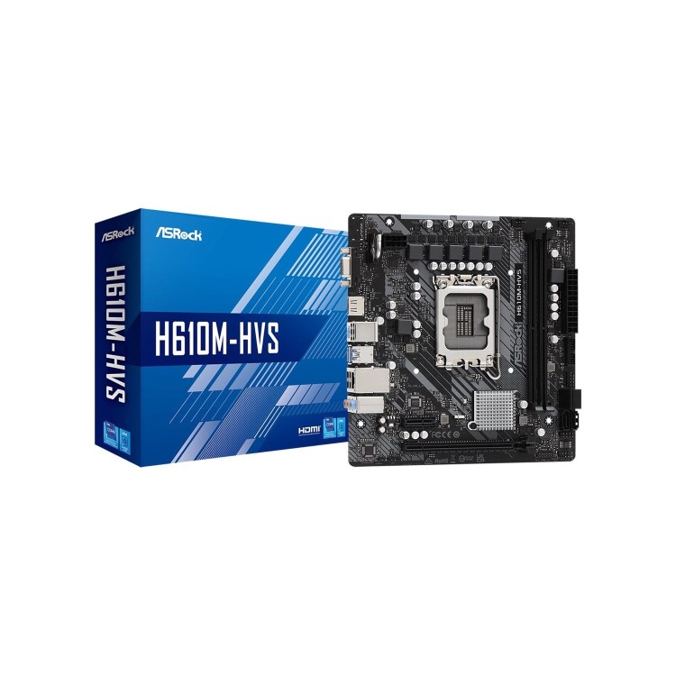 ASROCK Intel H610M-HVS H610 Micro ATX Motherboard
